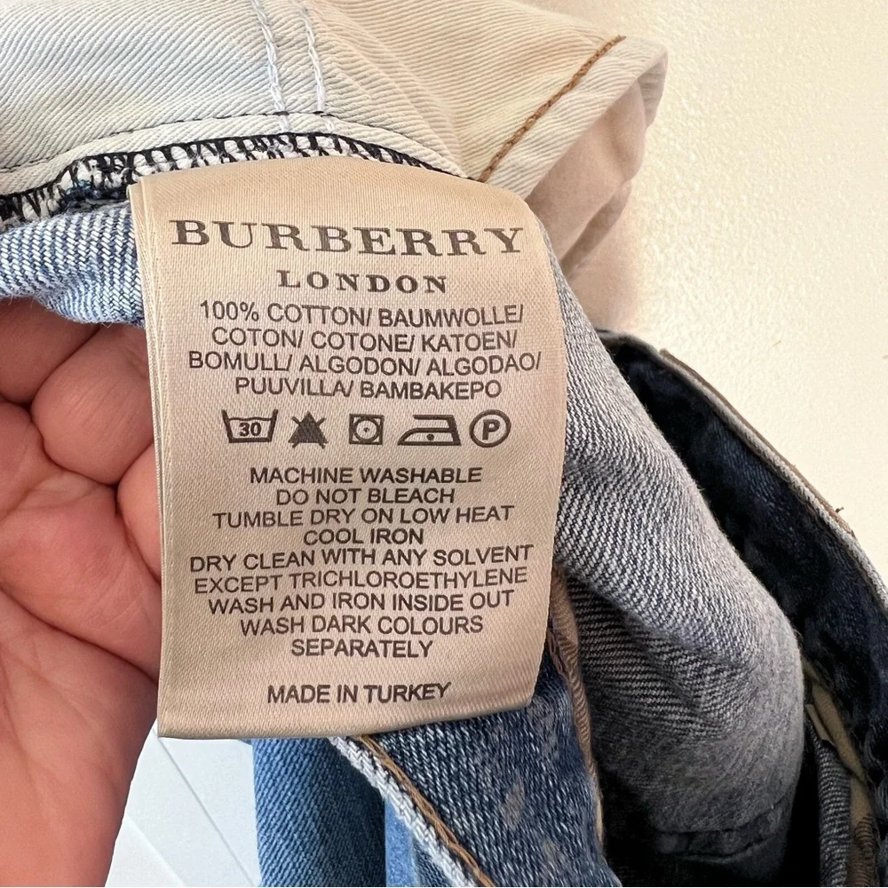 Burberry Men’s Grange‎ Straight Leg Denim Jeans Size Waist 38 Length 32